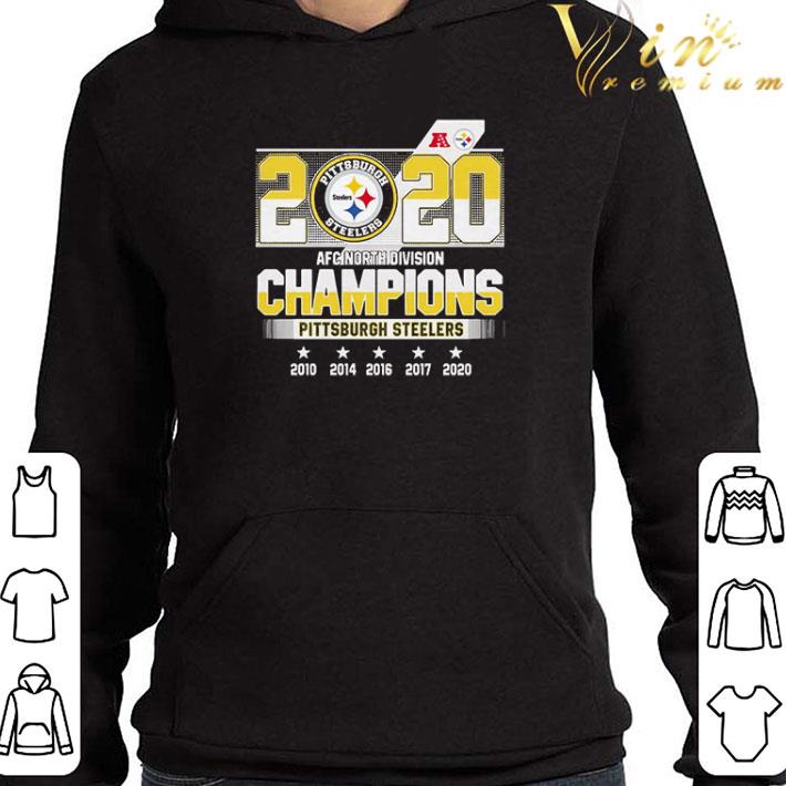 2020 Pittsburgh Steelers Afc North Division Champions 2010 2014 2016 2017 2020 shirt