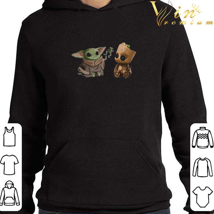 Baby Yoda And Baby Groot Frog shirt