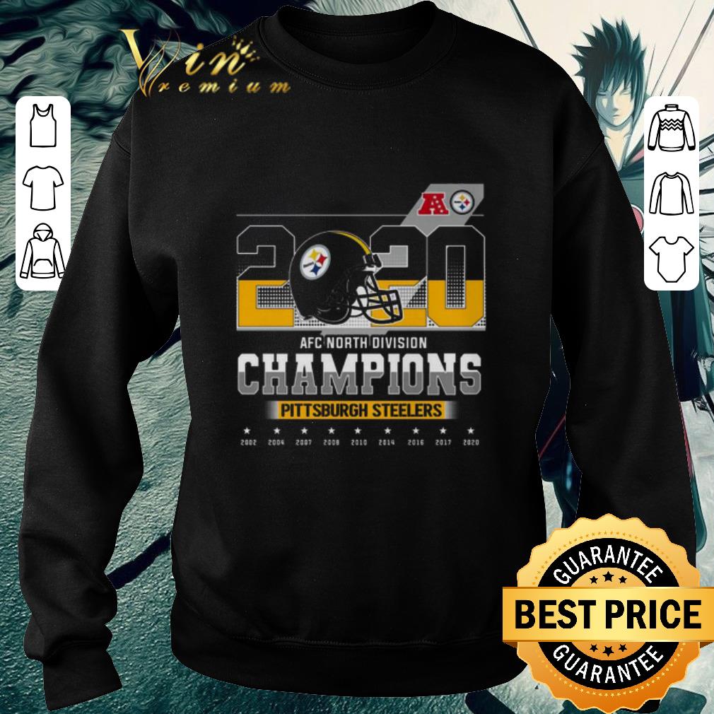 2002-2020 AFC North Division Champions Pittsburgh Steelers shirt