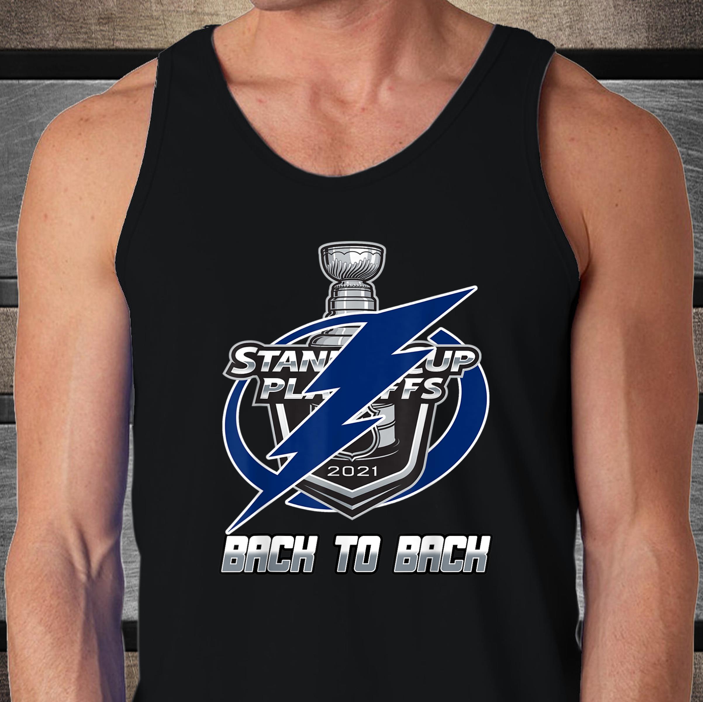 Tampa Bay City Back to Back Lightning Thunder Reign Hockey TankTop