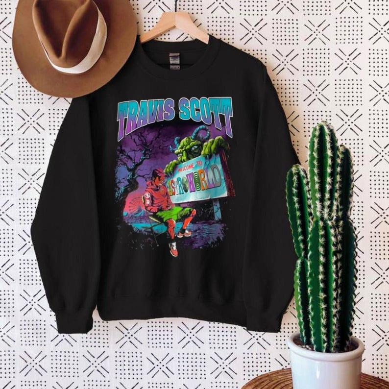 Travis Scott Astroworld T-shirt , Travis Scott Astroworld Camiseta Tshirt 4