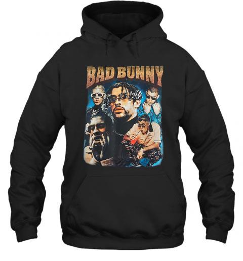 Vintage Bad Bunny's Printed Graphic Music For Fans T-Shirt 7