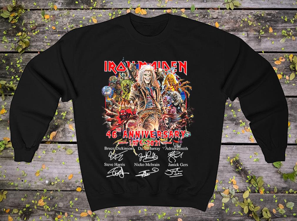 Iron Maiden Shirt, 46 Years 1975 2021 Iron Maiden Thank You For The Memories Signature Men Shirt Iron Maiden Shirt, 46 Years 1975 2021 Iron Maiden Thank You For The Memories Signature Men Shirt 3