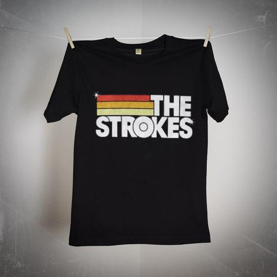 the strokes lines t shirt