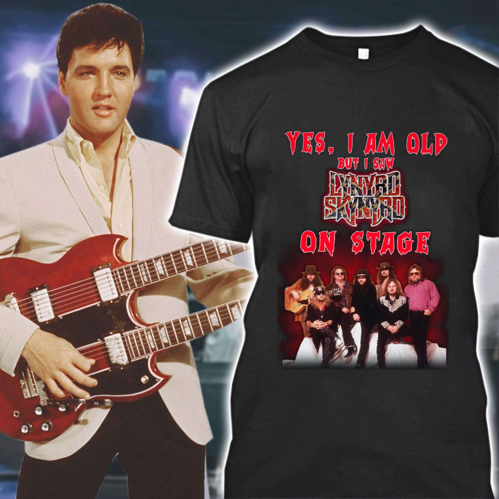 Yes i am old but i saw Lynyrd Skynyrd band member on stage shirt Awesome Yes i am old but i saw Lynyrd Skynyrd band member on stage shirt 1