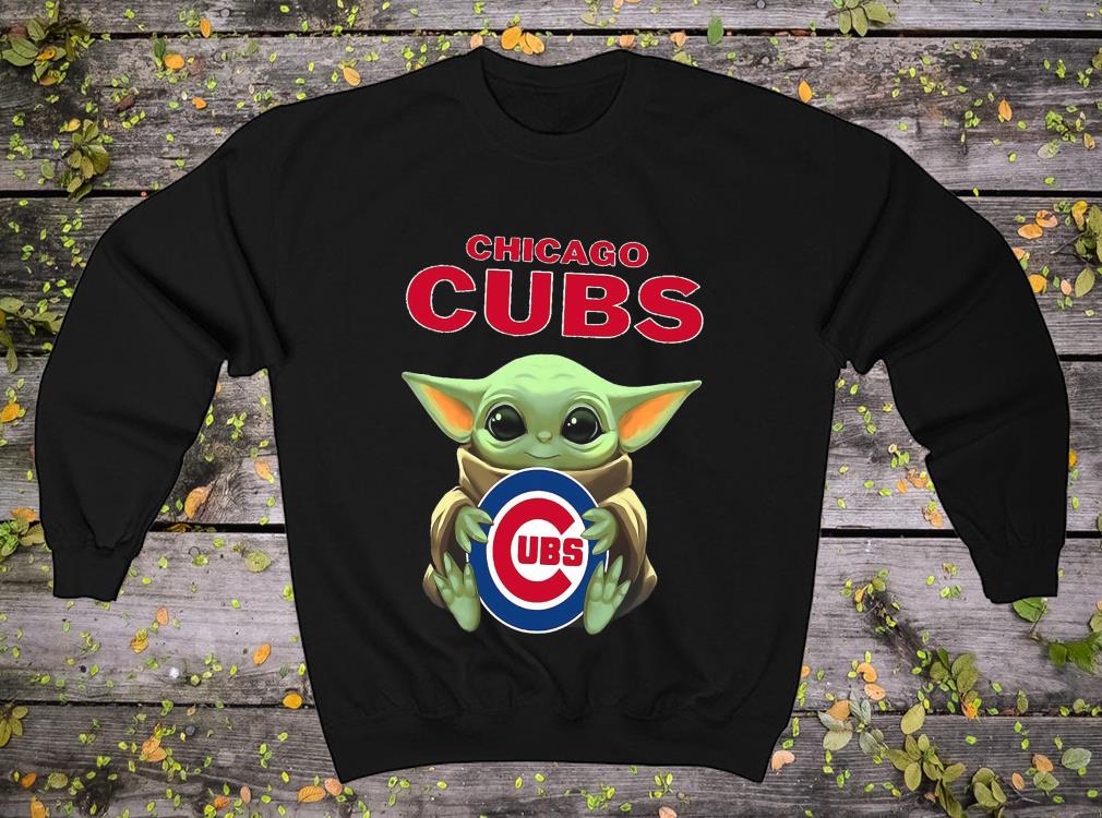 Baby Yoda Hug Chicago Cubs Logo Men Shirt Baby Yoda Hug Chicago Cubs Logo Men Shirt 3