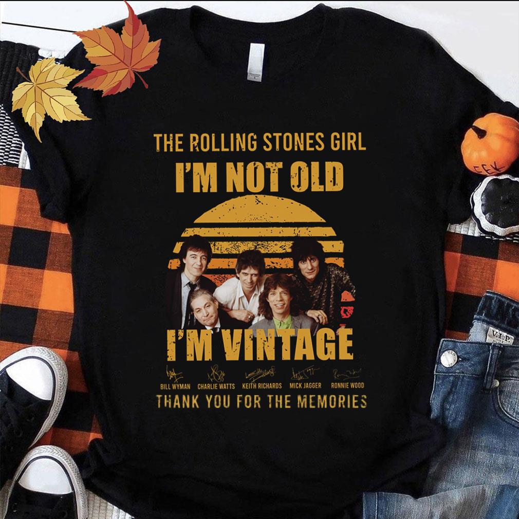 Charlie Watts The Rolling Stones I'm Not Old I'm Vintage Signatures Thank Memories Shirt, Mick Jagger, Keith Richards, Ronnie Wood, Bill Wyman Best Charlie Watts The Rolling Stones I'm Not Old I'm Vintage Signatures Thank Memories Shirt, Mick Jagger, Keith Richards, Ronnie Wood, Bill Wyman 1