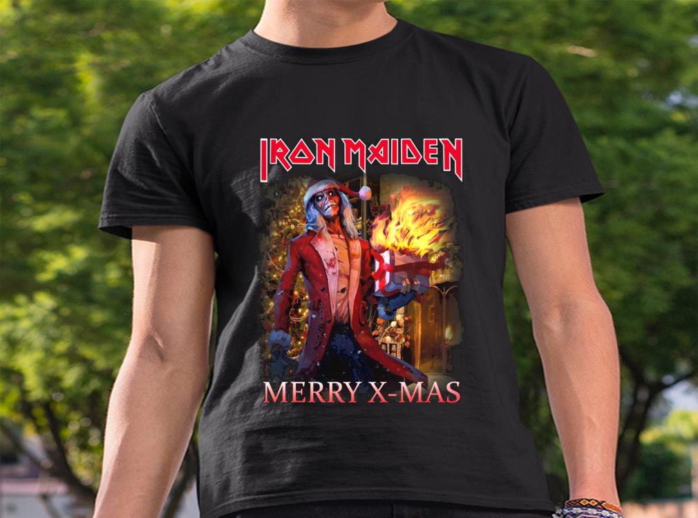Iron Maiden Santa Claus Shirt, Christmas Gifts Shirt Iron Maiden Santa Claus Shirt, Christmas Gifts Shirt 1