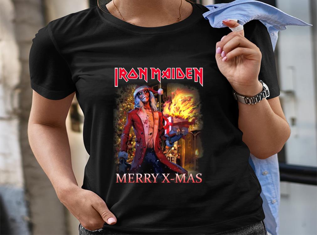 Iron Maiden Santa Claus Shirt, Christmas Gifts Shirt Iron Maiden Santa Claus Shirt, Christmas Gifts Shirt 2