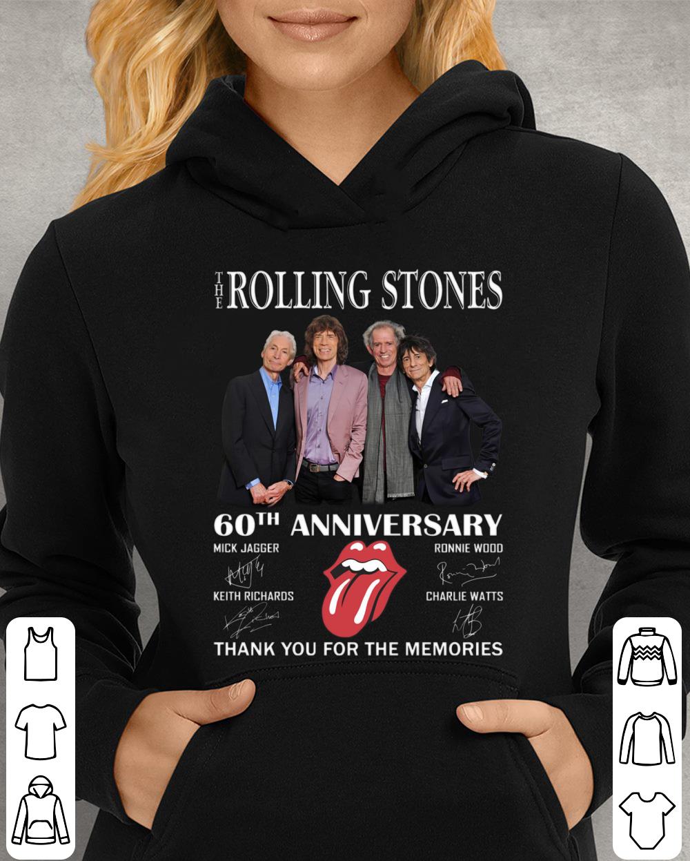 The Rolling Stones 60th anniversary RIP Charlie Watts Thank You For The Memories Signatures Shirt Official The Rolling Stones 60th anniversary RIP Charlie Watts Thank You For The Memories Signatures Shirt 4
