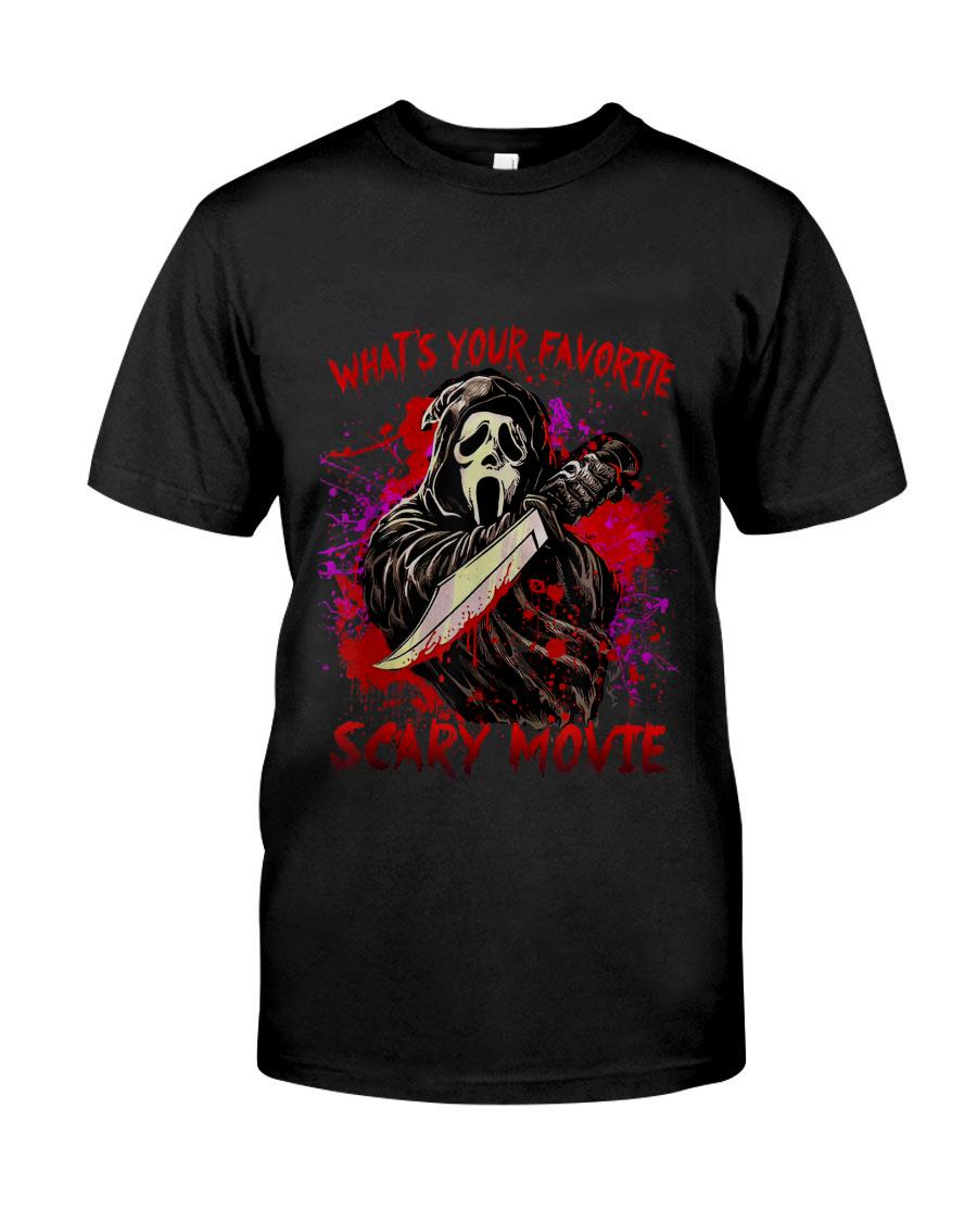 What's Your Favorite Scary Movie Ghost Face Horror Movies T-shirt 6
