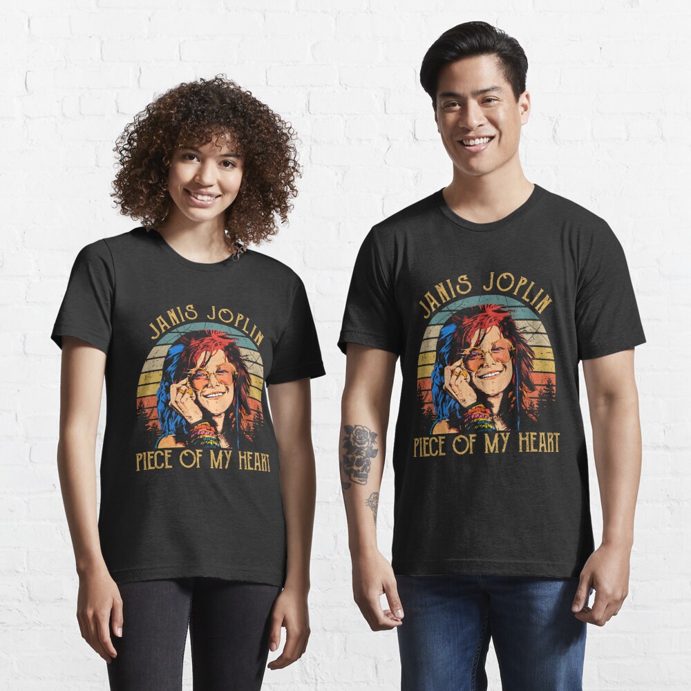 Janis Joplin piece of my heart vintage sunset t-shirt
