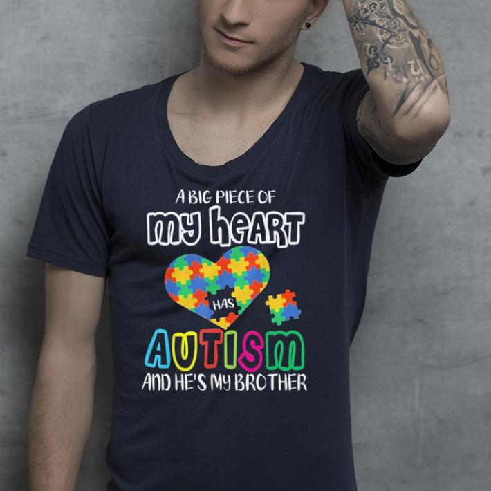 A Big Piece Of My Heart Has Autism And He's My Brother shirt 10 A Big Piece Of My Heart Has Autism And He's My Brother shirt