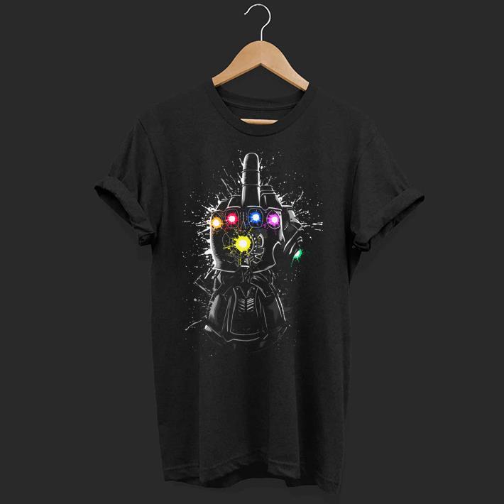 Avengers Infinity War Fuck Thanos Gauntlet Hand shirt 7