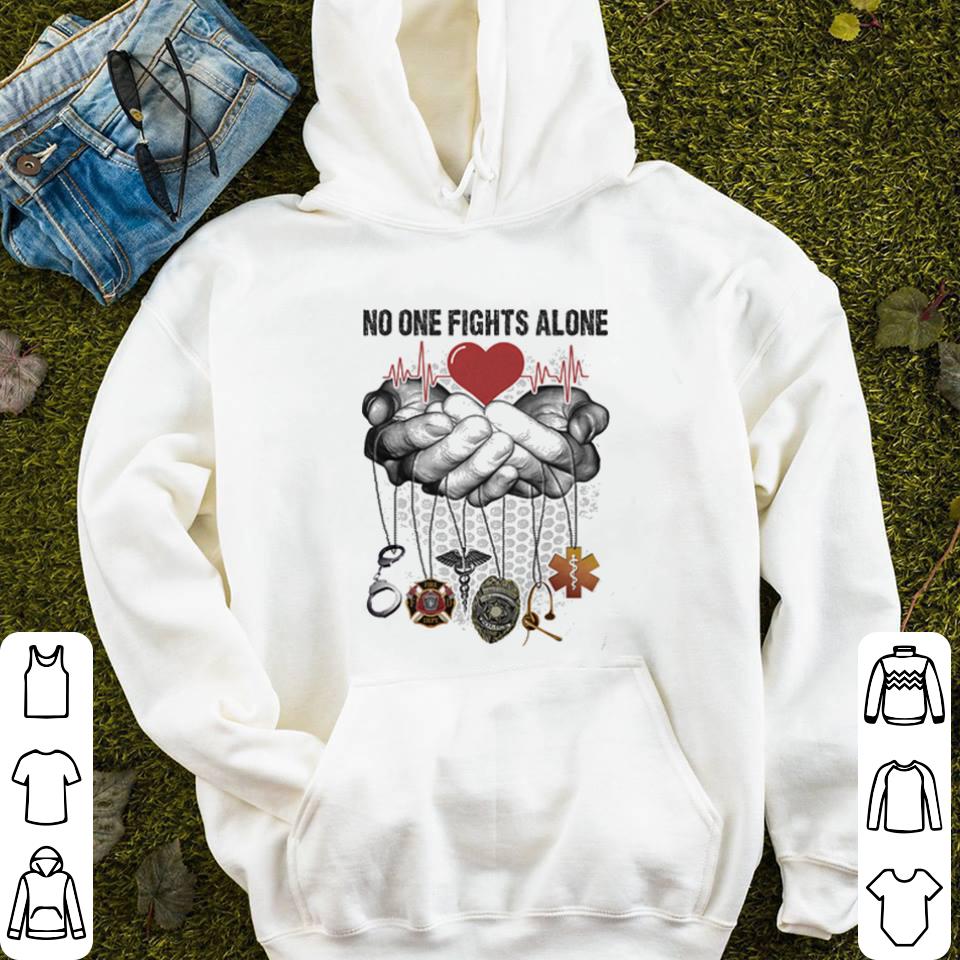 CNA No One Fights Alone shirt