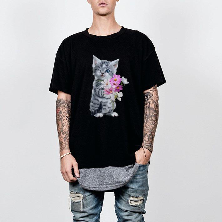 Cat flower shirt 2 Cat flower shirt 2
