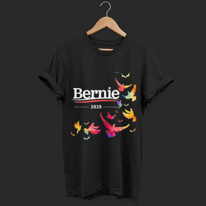 Colorful birds bernie sanders 2020 berdie shirt 7