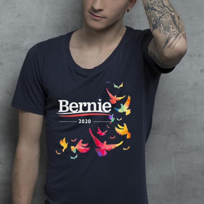 Colorful birds bernie sanders 2020 berdie shirt