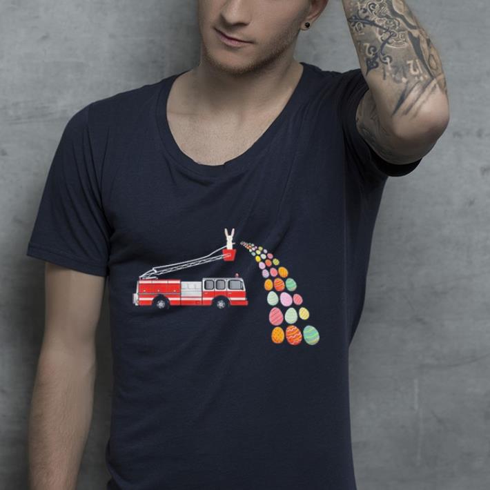 Easter Eggs Firefighter Truck shirt 10 Easter Eggs Firefighter Truck shirt