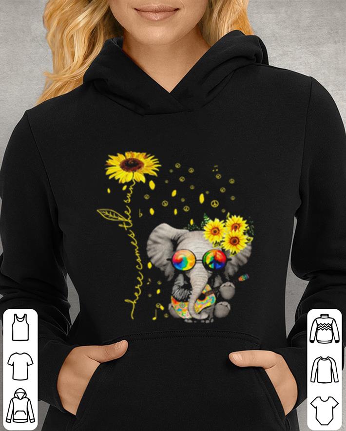 Elephant Autism awareness here comes the sun sunflowers shirt 3 Elephant Autism awareness here comes the sun sunflowers shirt 3
