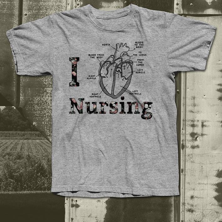 Flower I Nursing structure of the heart shirt 10 Flower I Nursing structure of the heart shirt