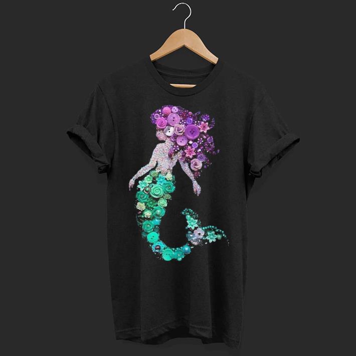Flower Mermaid Bulk Button shirt 7