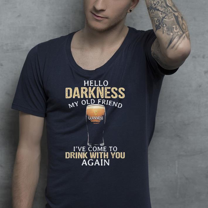 Hello Darkness My Old Friend Shamrock Beer shirt