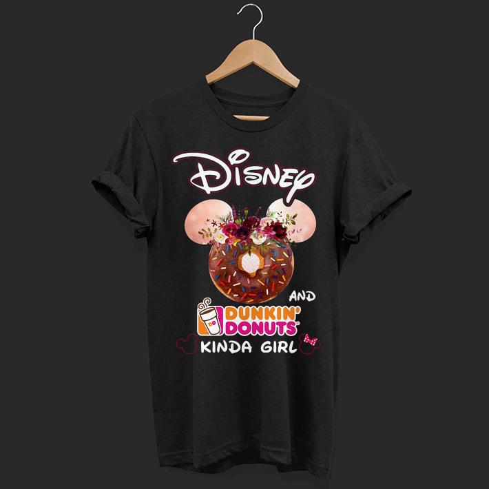 Mickey Mouse Disney and Dunkin' Donuts kinda girl shirt 7