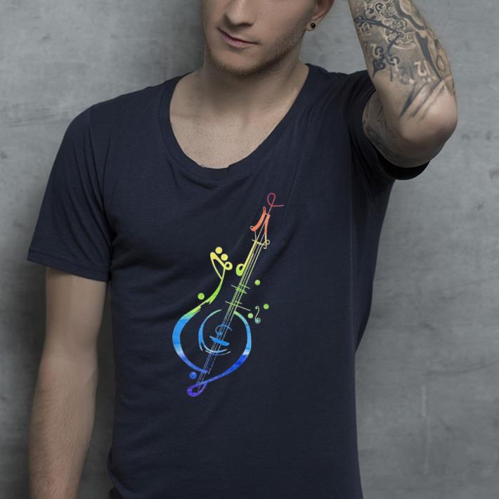 Music Clef Guitarist Graphic shirt