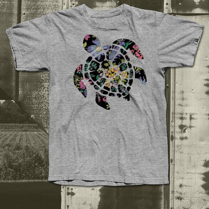 Sea Flower Turtle shirt