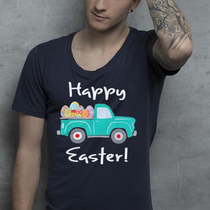 Truck with Easter Eggs Happy Easter shirt 10 Truck with Easter Eggs Happy Easter shirt