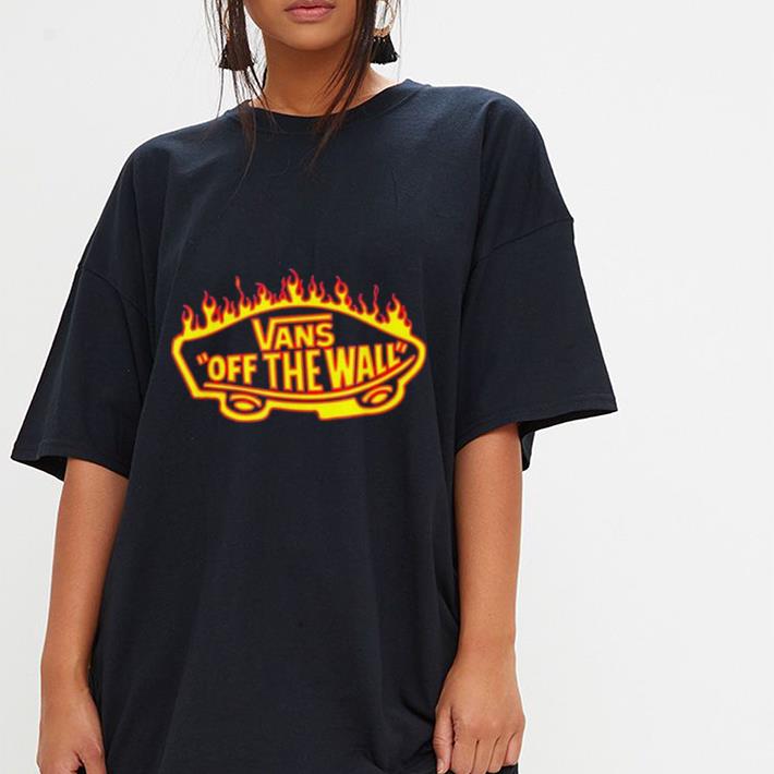 Vans off the wall fire shirt 3 Vans off the wall fire shirt 3