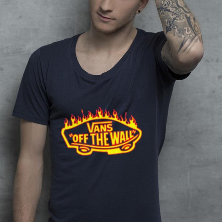 Vans off the wall fire shirt 10 Vans off the wall fire shirt