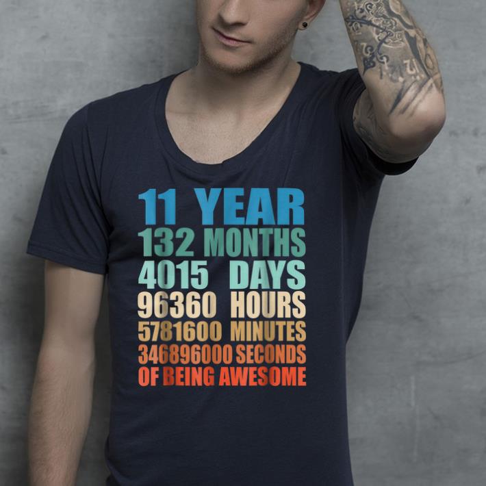 11 Years Old 11th Birthday Vintage shirt 10 11 Years Old 11th Birthday Vintage shirt