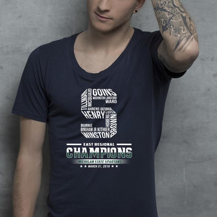 5 east regional champions Michigan State Spartans shirt
