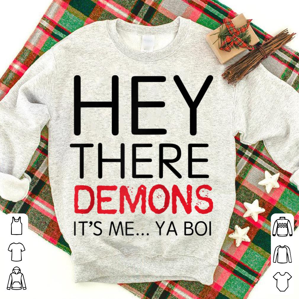 Buzz Feed Unsolved Hey There Demons Boi Raglan Baseball shirt 6