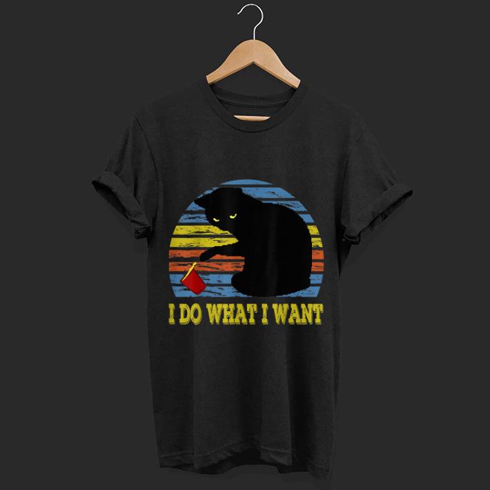 Do What I Want Black Cat Red Cup shirt 6