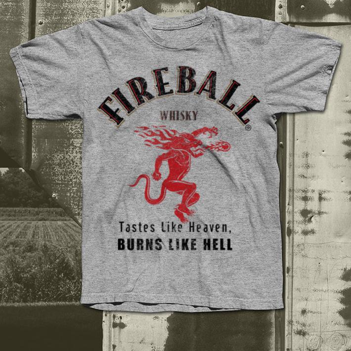 Fireball Whisky Bottle Wine Tastes like Heaven shirt 10 Fireball Whisky Bottle Wine Tastes like Heaven shirt