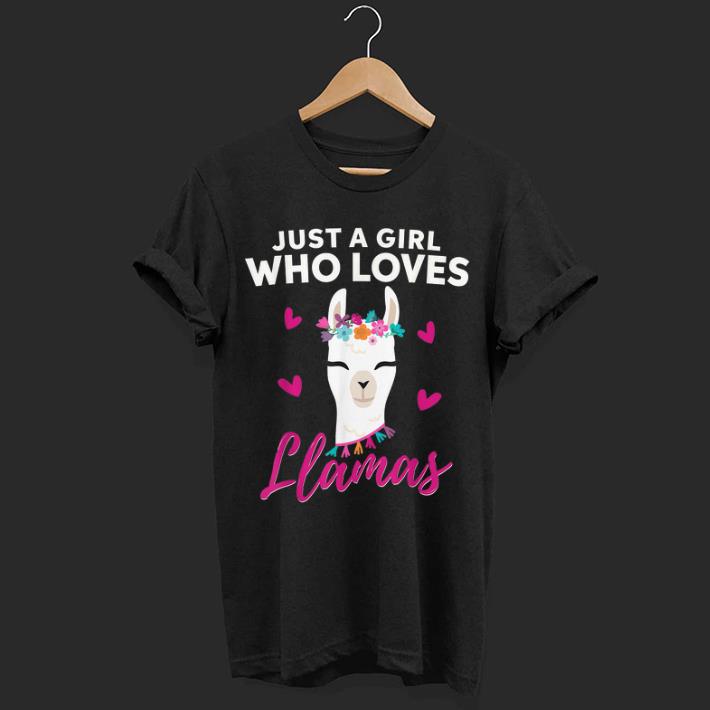 Just A Girl Who Loves Llamas shirt 6