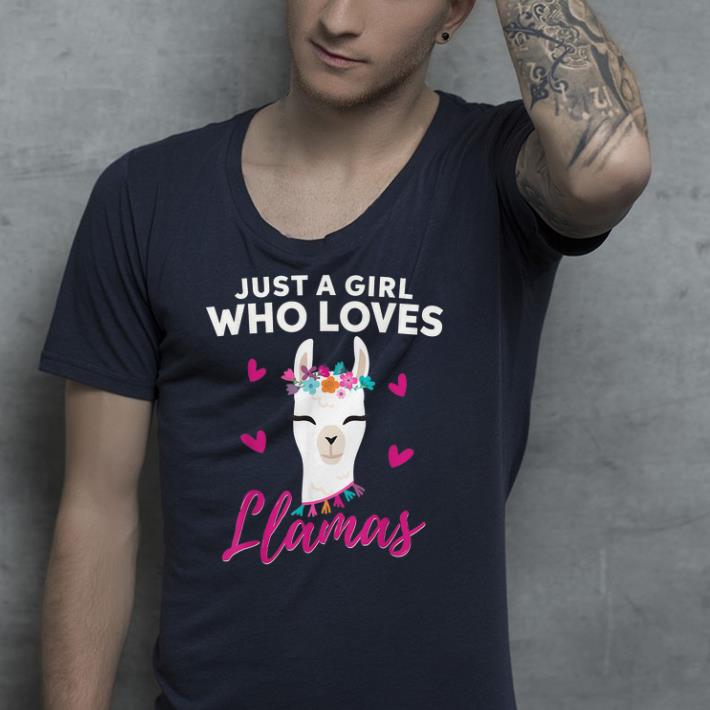 Just A Girl Who Loves Llamas shirt