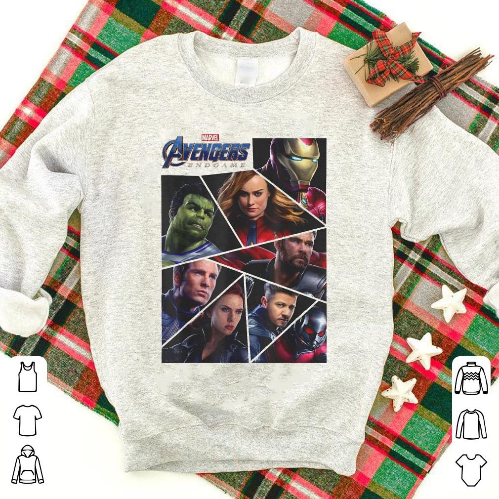 Marvel Avengers Endgame Broken Character Panels shirt 7