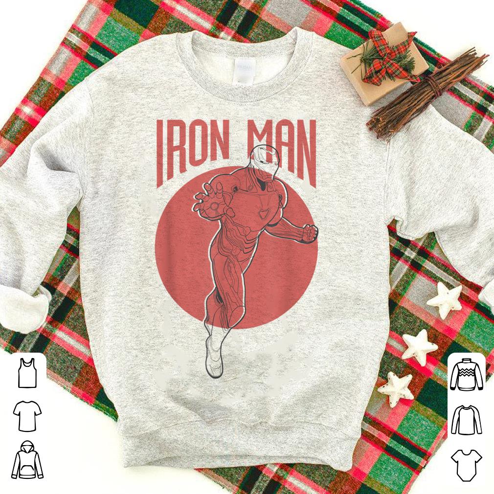 Marvel Avengers Endgame Iron Man Outline shirt 6