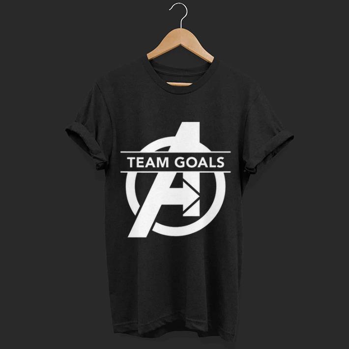 Marvel Avengers Endgame Team Goals Logo shirt 7