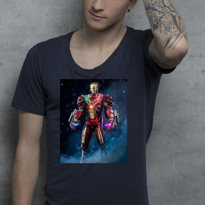 Marvel endgame Iron man infinity stone shirt