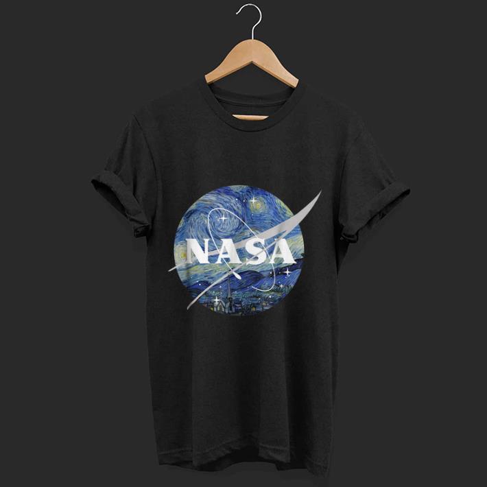 NASA Starry Night Classic Chevron Logo shirt 7