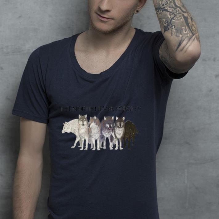 Six Direwolves The North Never Forgets shirt 10 Six Direwolves The North Never Forgets shirt