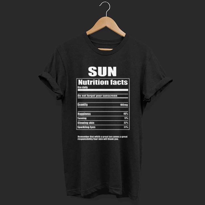 Sun nutrition facts shirt 6