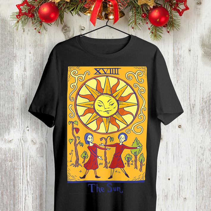XVIIII Distressed Tarot Card of The Sun shirt 8