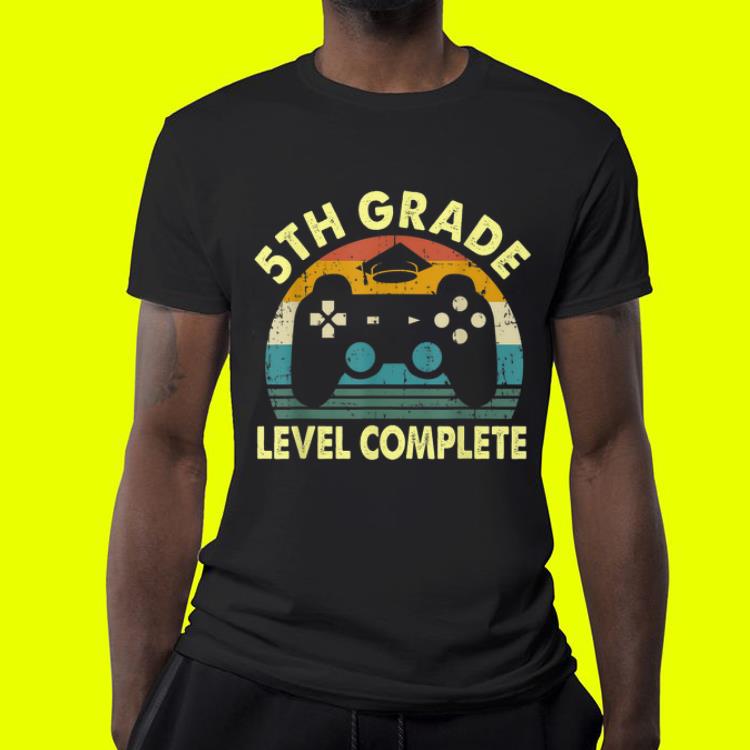 5th grade level complete Video Gamer Play Station Handle game Graduation shirt 10 5th grade level complete Video Gamer Play Station Handle game Graduation shirt