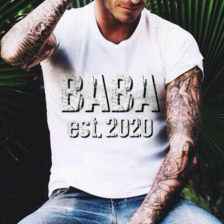 Baba Est 2020 Grandfather Fathers Day shirt